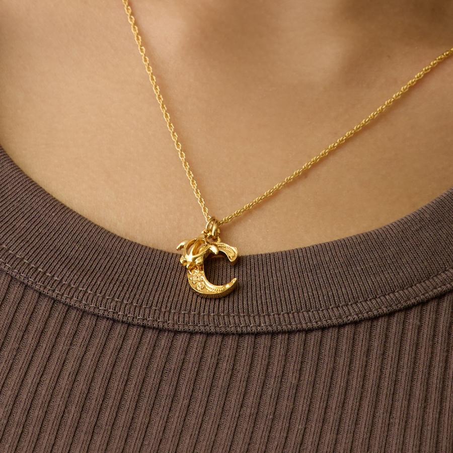 Melody Accessory ネックレス イニシャル 英字 アルファベット