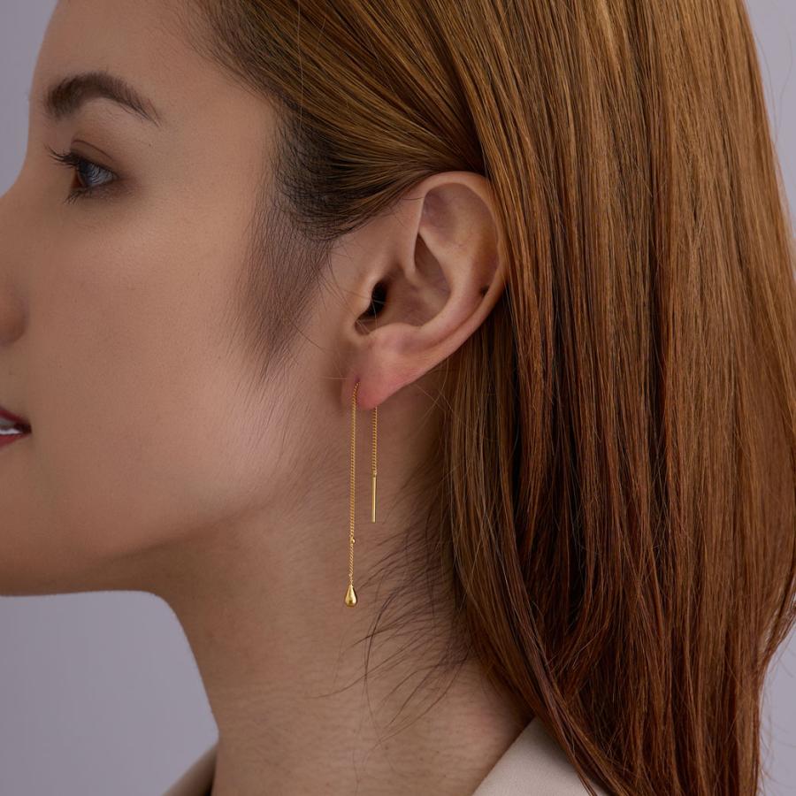 ゴールドチェーンピアス　ゴールド　大人気　即完売 Melody Accessory（メロディーアクセサリー） 爆買 アメリカン ピアス