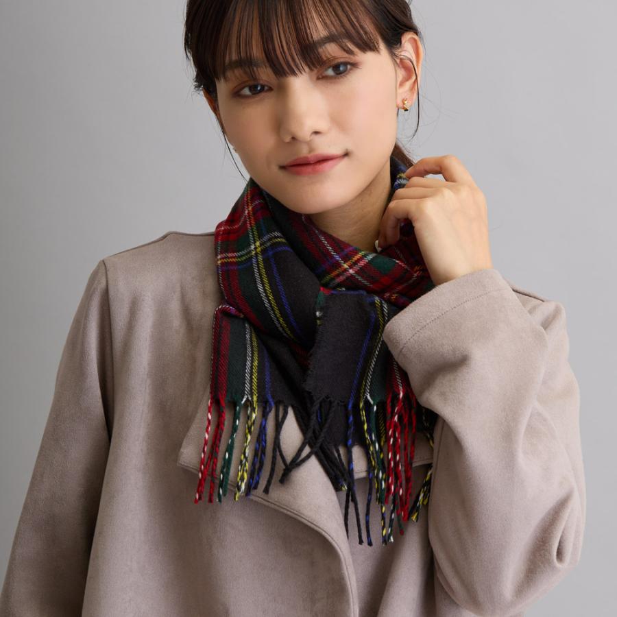 pooh_＊さま専用【新品未使用】　aa. リバーシブルマフラー 赤・緑チェック aa.チェック柄のマフラー | ストール・小物 | イオグラフィック ネット