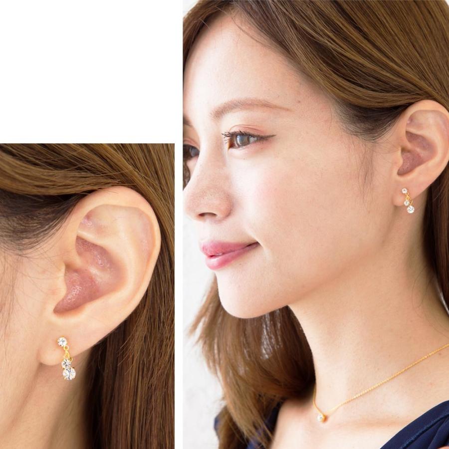 タイムセール 15 Off イヤリング ピアス ノンホール ノンホール ストーン ハンギング ノントゥルー Nt 117 日本製 Melody Accessory 通販 Yahoo ショッピング