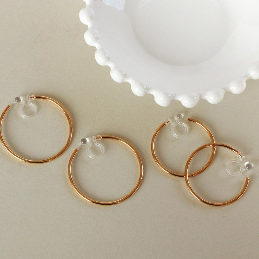 イヤリング・ノンホールピアス @fuwari Melody Accessory イヤリング 痛くない ノンホールピアス 樹脂