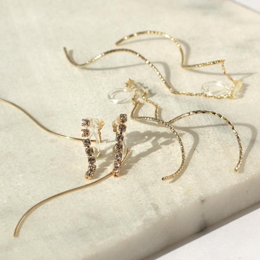 Melody Accessory イヤリング 痛くない 日本製 ノンホールピアス