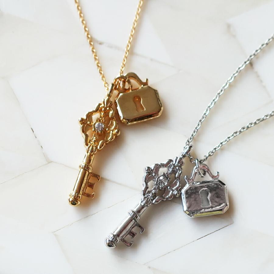 Melody Accessory ネックレス 日本製 K18GP 鍵 キー アリス Melody Accessory ネックレス 日本製 K18GP 鍵 キー アリス