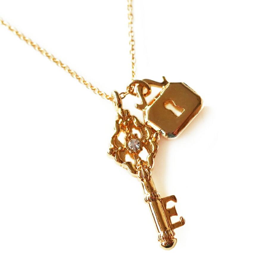 Melody Accessory ネックレス 日本製 K18GP 鍵 キー アリス Melody Accessory ネックレス 日本製 K18GP 鍵 キー アリス