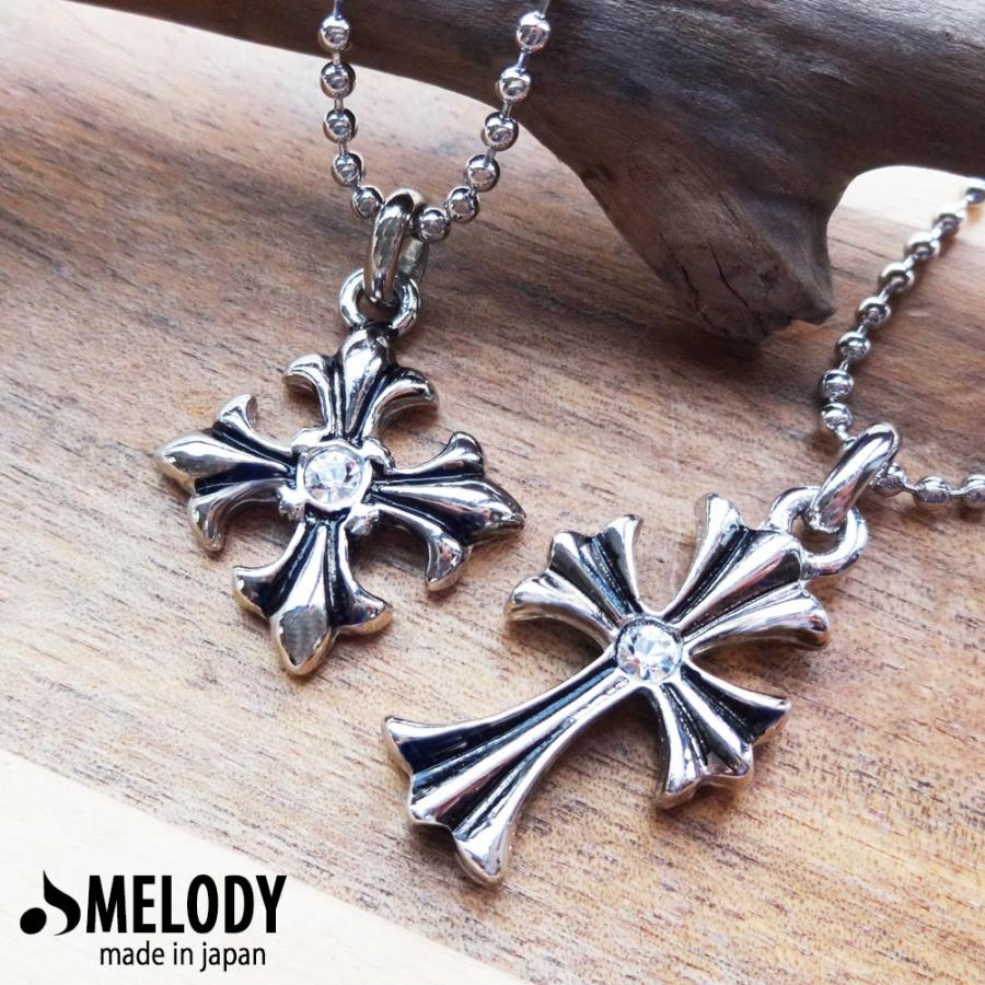 Melody Accessory メンズ ネックレス 日本製 ペンダント 十字架 Melody Accessory メンズ ネックレス 日本製 ペンダント 十字架