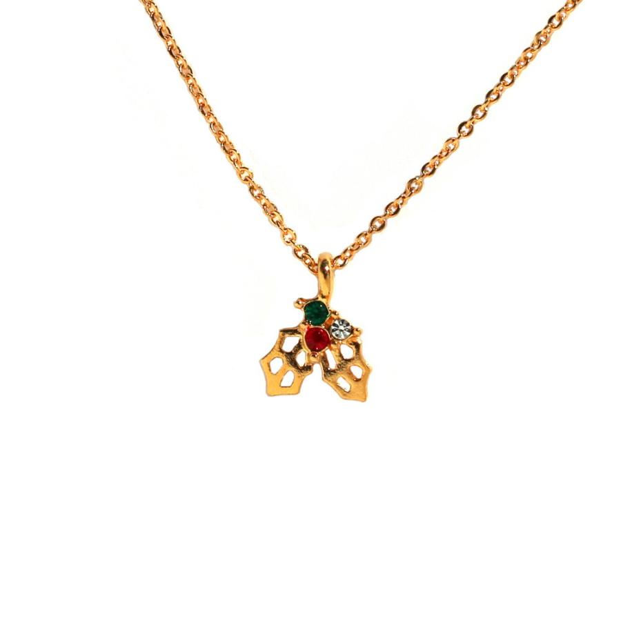 Melody Accessory ネックレス 日本製 K18GP ペンダント ダイヤ Melody Accessory ネックレス 日本製 K18GP ペンダント ダイヤ