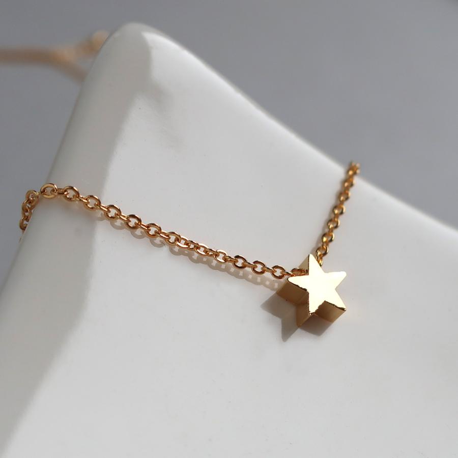 Melody Accessory ネックレス 星 日本製 K18GP プチ スター Melody Accessory ネックレス 星 日本製 K18GP プチ スター