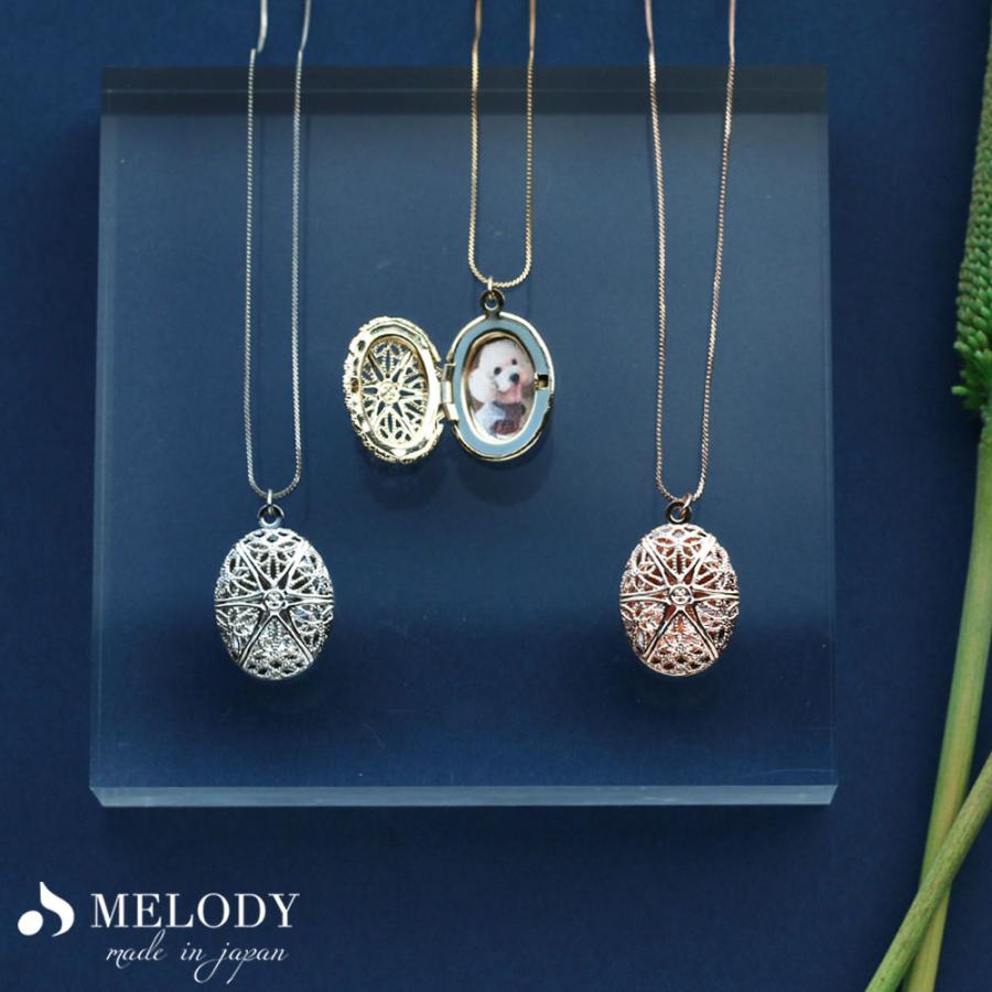 Melody Accessory ネックレス 日本製 K18GP ペンダント ロケット Melody Accessory ネックレス 日本製 K18GP ペンダント ロケット