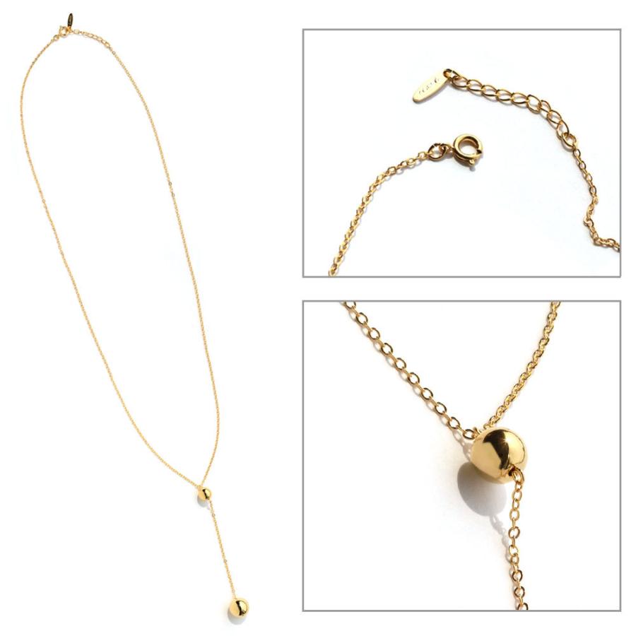 タイムセール ネックレス ロング Y字 ラリエット メタルボール ミラーボール ペンダント ジュエリー ボール レディース オフィス 大ぶり シンプル Op N243 日本製 Melody Accessory 通販 Yahoo ショッピング