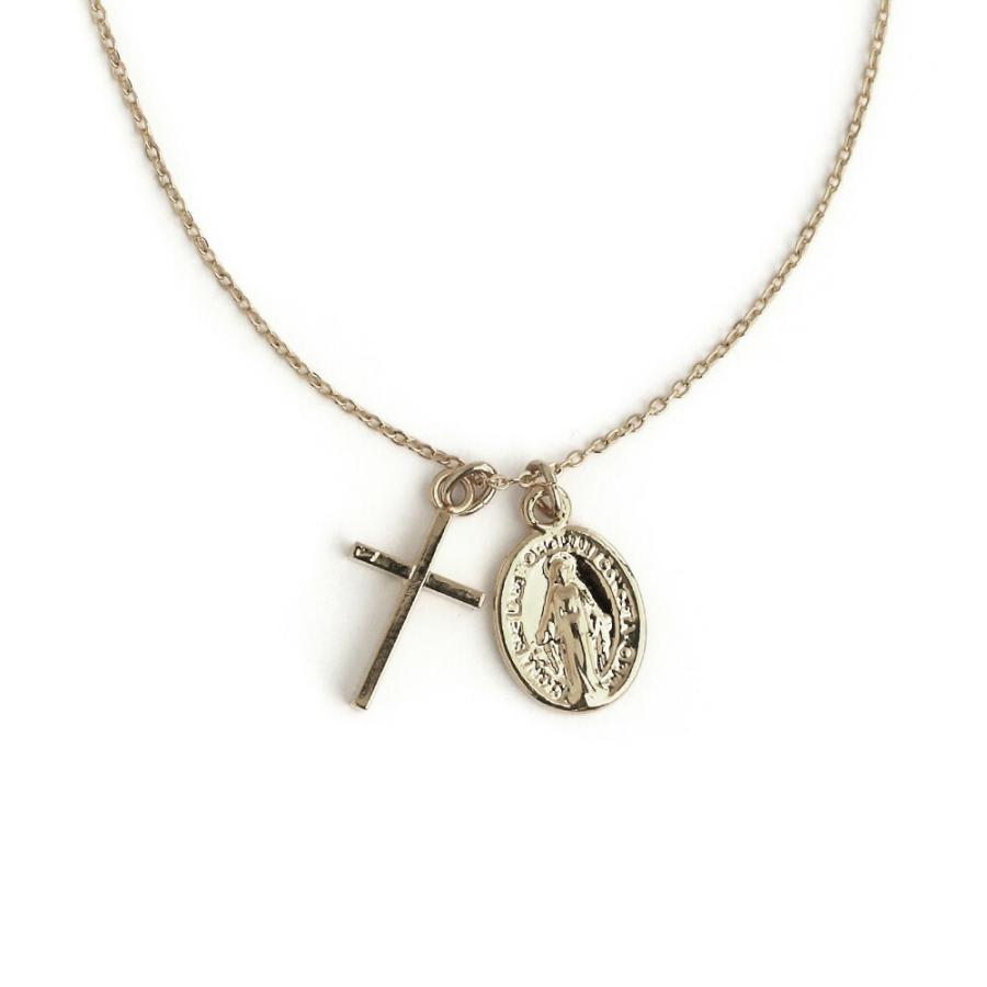 Melody Accessory ネックレス メダイ クロス 十字架 日本製