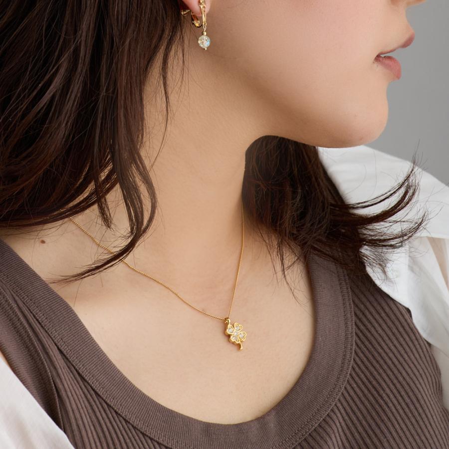 Melody Accessory ネックレス クローバー よつば 四つ葉 日本製 Melody Accessory ネックレス クローバー よつば 四つ葉 日本製