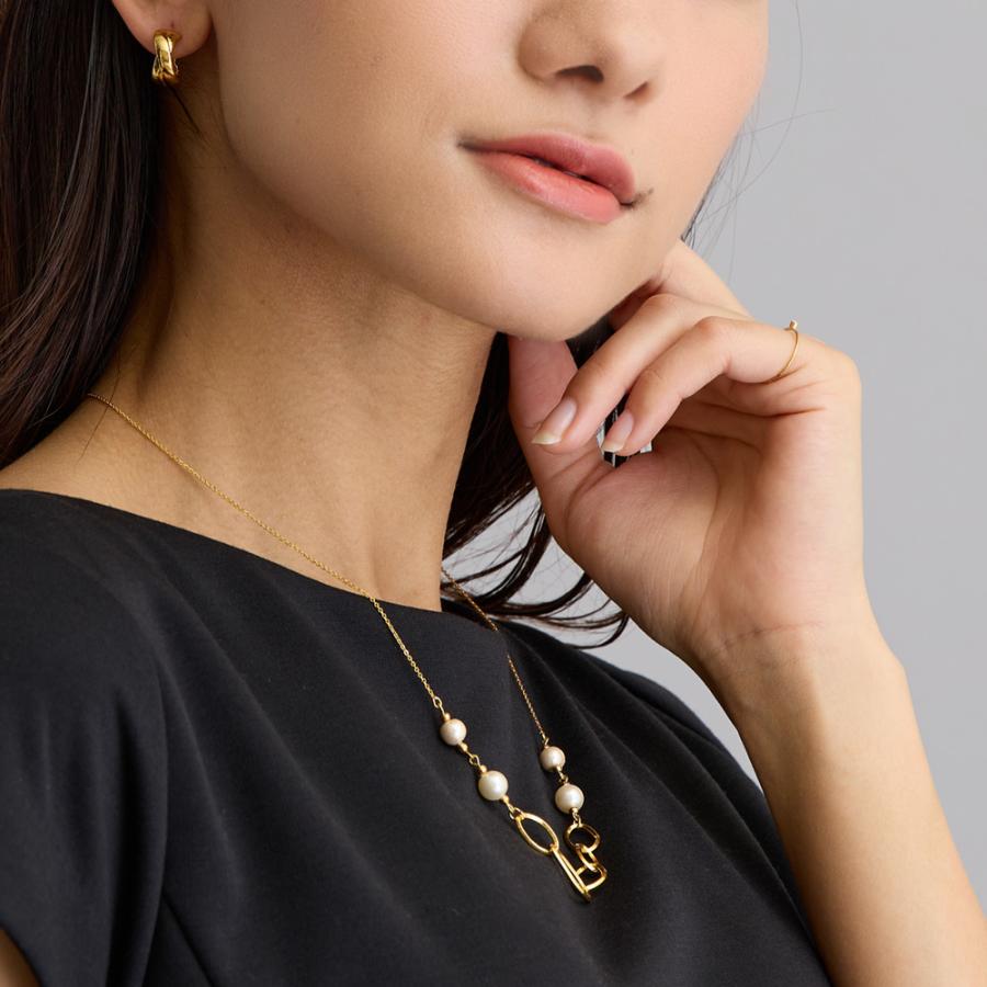 Melody Accessory ロングネックレス 日本製 パール レディース Melody Accessory ロングネックレス 日本製 パール レディース