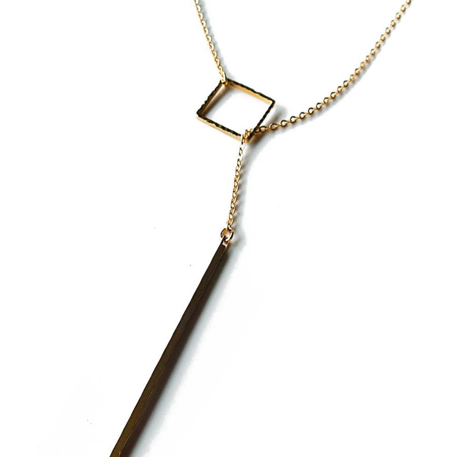 ネックレス ペンダント ロング ラリエット ニット ｙ字 シンプル レディース 春コーデ ギフト ラッピング 母の日 Op N91 日本製 Melody Accessory 通販 Yahoo ショッピング