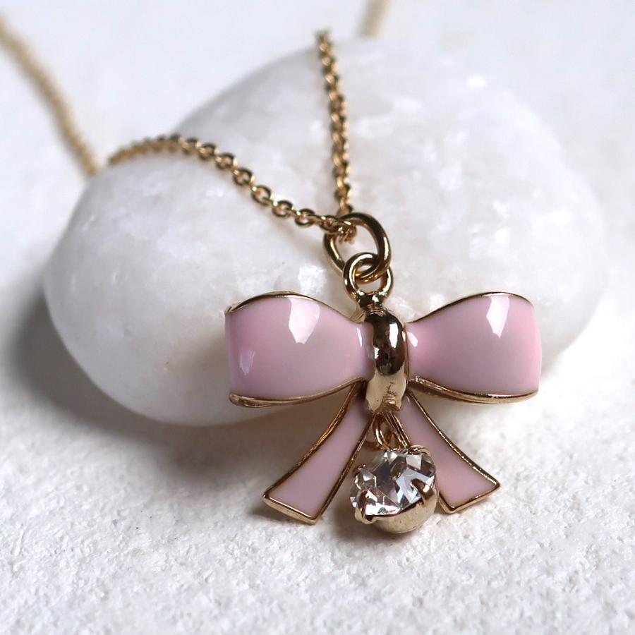 Melody Accessory（メロディーアクセサリー） ネックレス りぼん