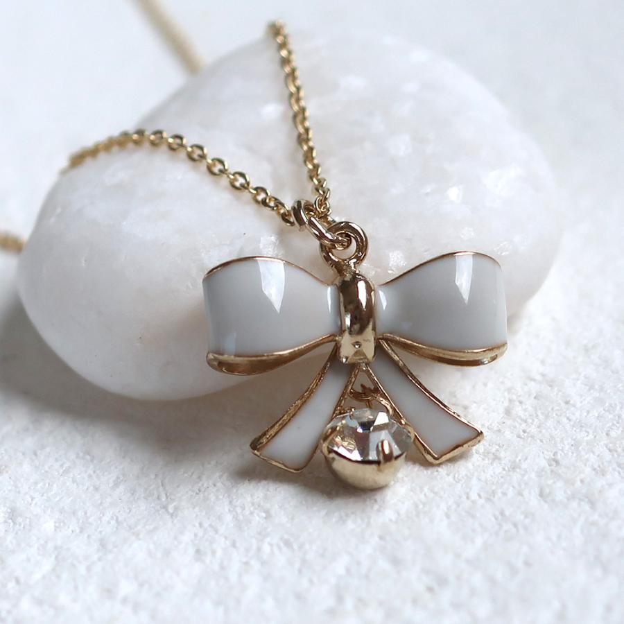 Melody Accessory（メロディーアクセサリー） ネックレス りぼん