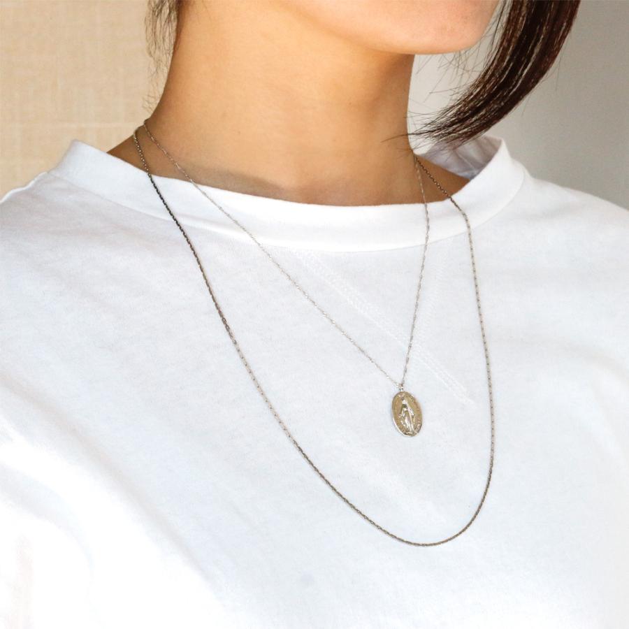 Melody Accessory ネックレス 日本製 K18GP コイン メダイユ Melody Accessory ネックレス 日本製 K18GP コイン メダイユ