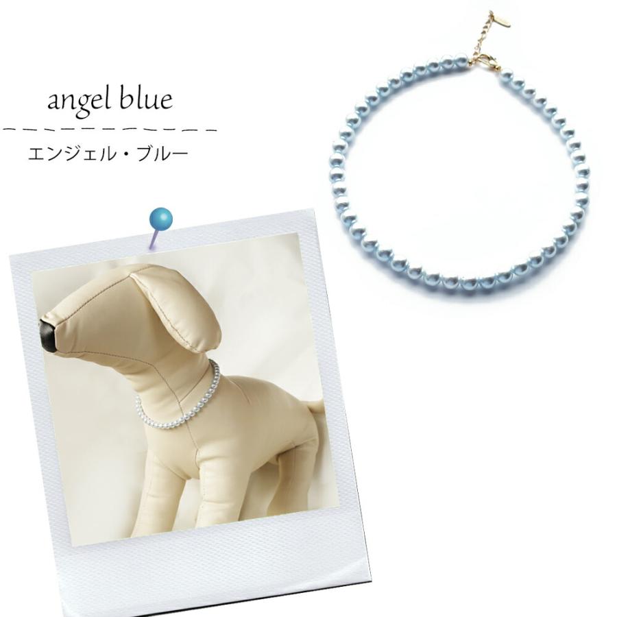 爆買 ペット アクセサリー ドッグ K18GP 犬用 ネックレス 首輪 パール