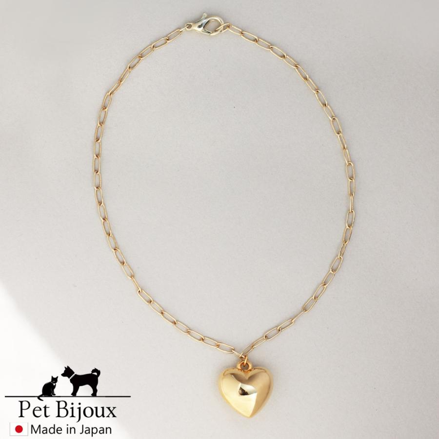 爆買 ペット アクセサリー ドッグ K18GP 犬用 ネックレス 首輪