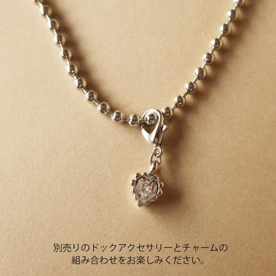 ペット アクセサリー ドッグ K18GP ハート 犬用 ネックレス チャーム