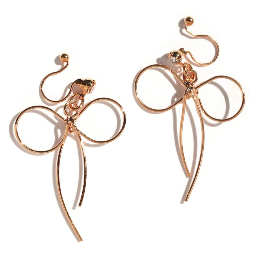 Melody Accessory イヤリング ピアス 日本製 K18GP 金属