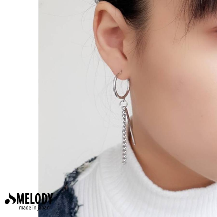 イヤリング ピアス メンズ アクセサリー クロムハーツ クロス チェーン メタルモチーフ 韓国 おしゃれ 男性 母の日 Pe S17m 日本製 Melody Accessory 通販 Yahoo ショッピング