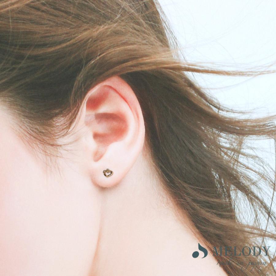 Melody Accessory（メロディーアクセサリー） ピアス 日本製 K18GP