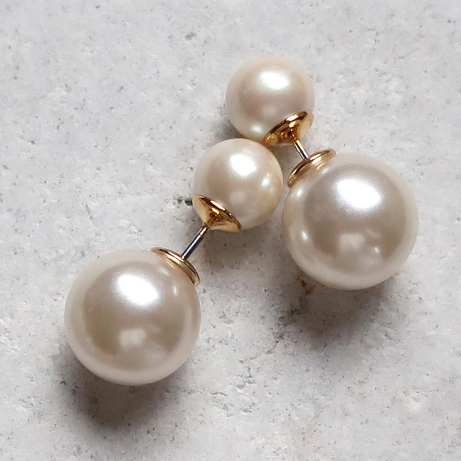パール　ピアス　未使用にちかい Melody Accessory（メロディーアクセサリー） ピアス パール 大ぶり