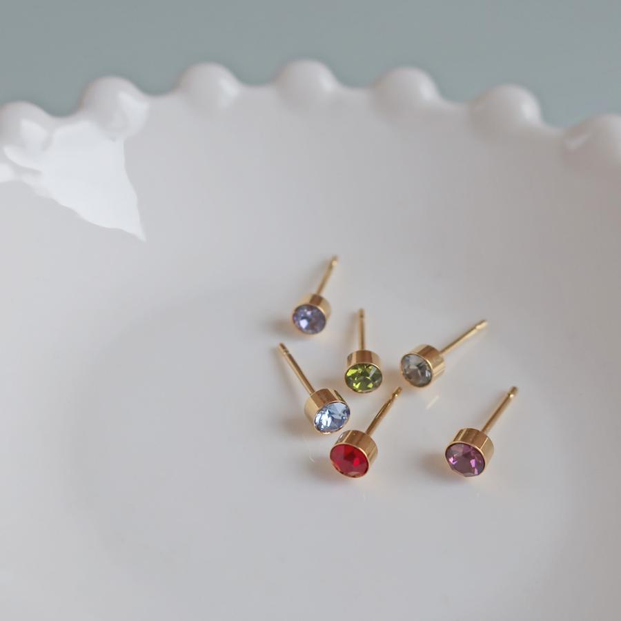 Melody Accessory（メロディーアクセサリー） ピアス 日本製 K18GP 1粒