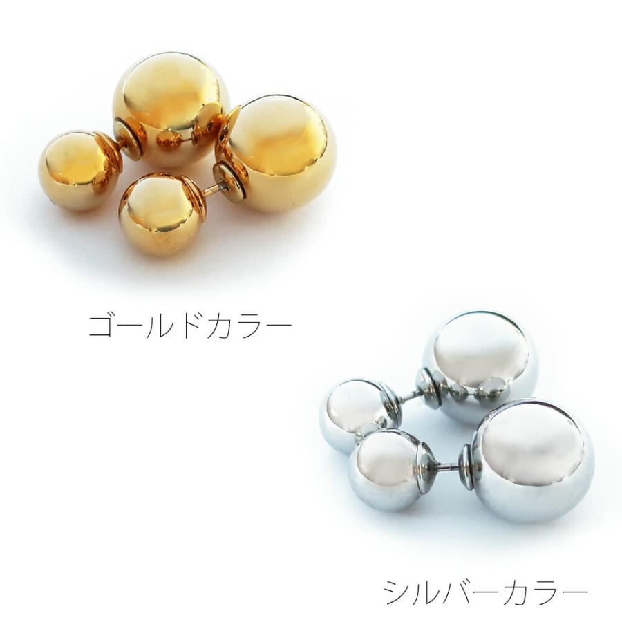 Melody Accessory ピアス 日本製 K18GP スタッズ ボリューム Melody Accessory ピアス 日本製 K18GP スタッズ ボリューム