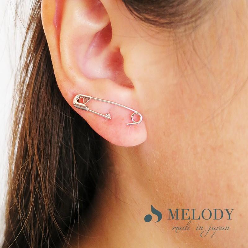 安全ピン ピアス ピン ピアスゴールド シルバー シンプル おしゃれ ポイント消化 ハロウィン 仮装サマー Pi S91 日本製 Melody Accessory 通販 Yahoo ショッピング
