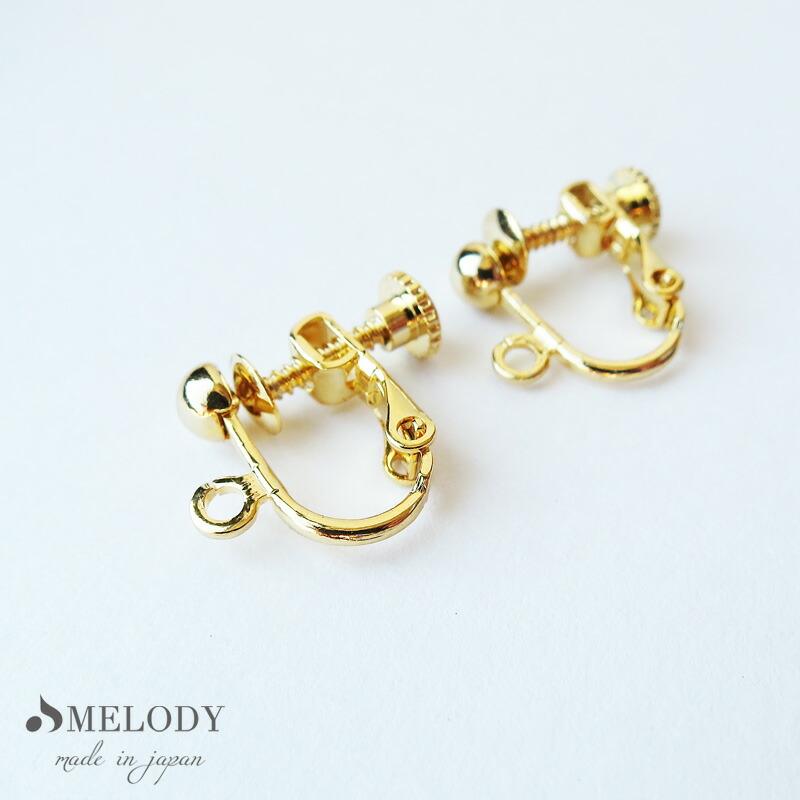 イヤリング K18GP ゴールド K18GP メッキ パーツ 金具 1ペア ハンドメイド 制作 プレゼント 母の日 | Melody Accessory | 02