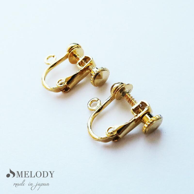 イヤリング K18GP ゴールド K18GP メッキ パーツ 金具 1ペア ハンドメイド 制作 プレゼント 母の日 | Melody Accessory | 03
