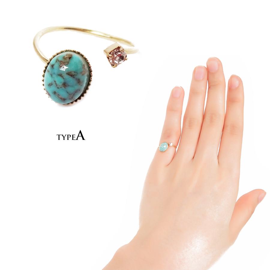 指輪 リング ターコイズ ブルー ボヘミアン マリン リゾート シンプル カジュアル レディース おしゃれ ギフト 春コーデ ギフト ラッピング 母の日 Rg N17 日本製 Melody Accessory 通販 Yahoo ショッピング