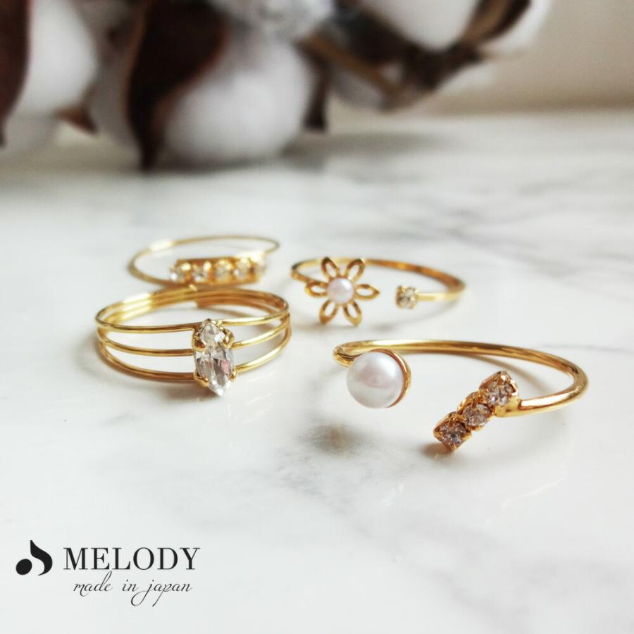 Melody Accessory 指輪 リング 日本製 レディース サイズ Melody Accessory 指輪 リング 日本製 レディース サイズ