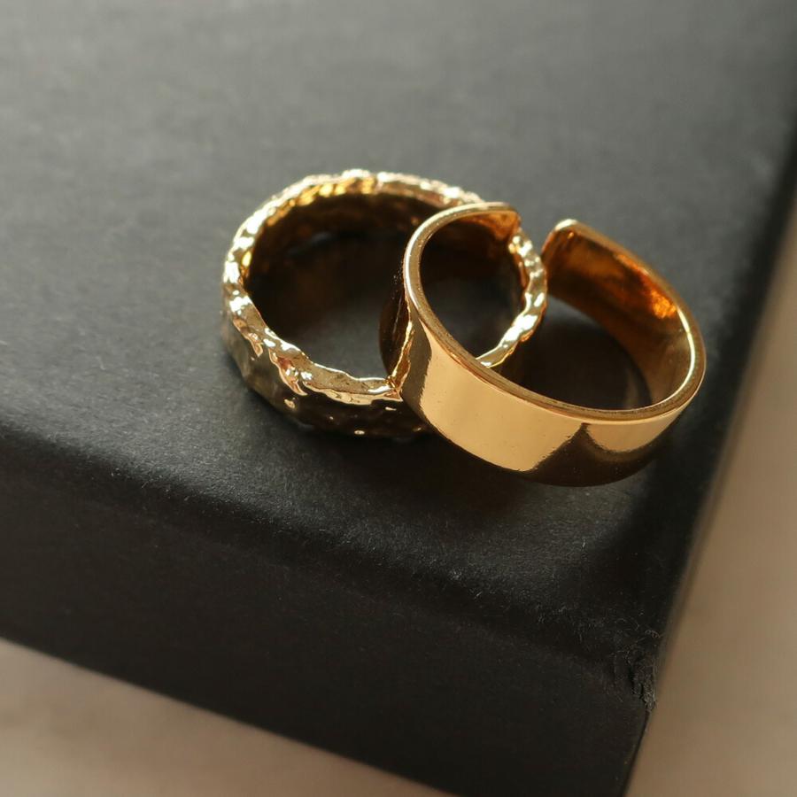 K18 シンプルなデザインリング　10号 指輪 リング レディース メンズ 男女兼用 地金リング 10金 18金 K10