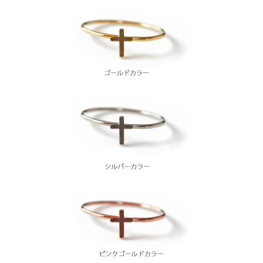 Melody Accessory ピンキーリング 指輪 リング 日本製 クロス Melody Accessory ピンキーリング 指輪 リング 日本製 クロス