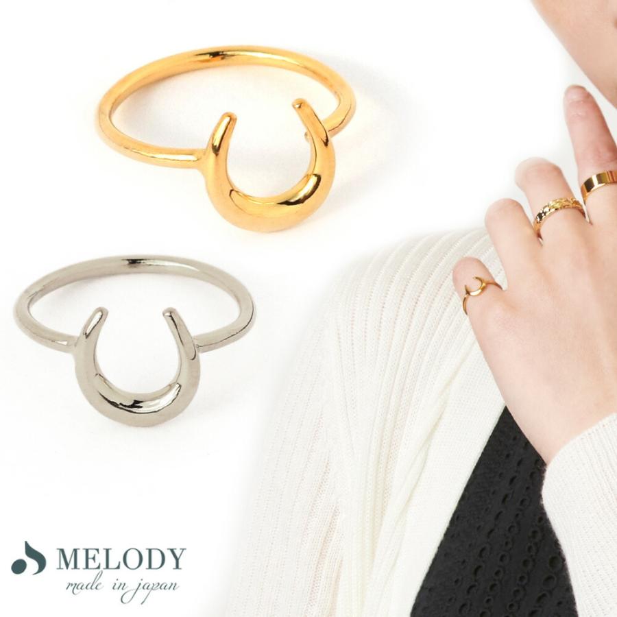 Melody Accessory 指輪 リング 日本製 K18GP ゴールド ピンキー Melody Accessory 指輪 リング 日本製 K18GP ゴールド ピンキー
