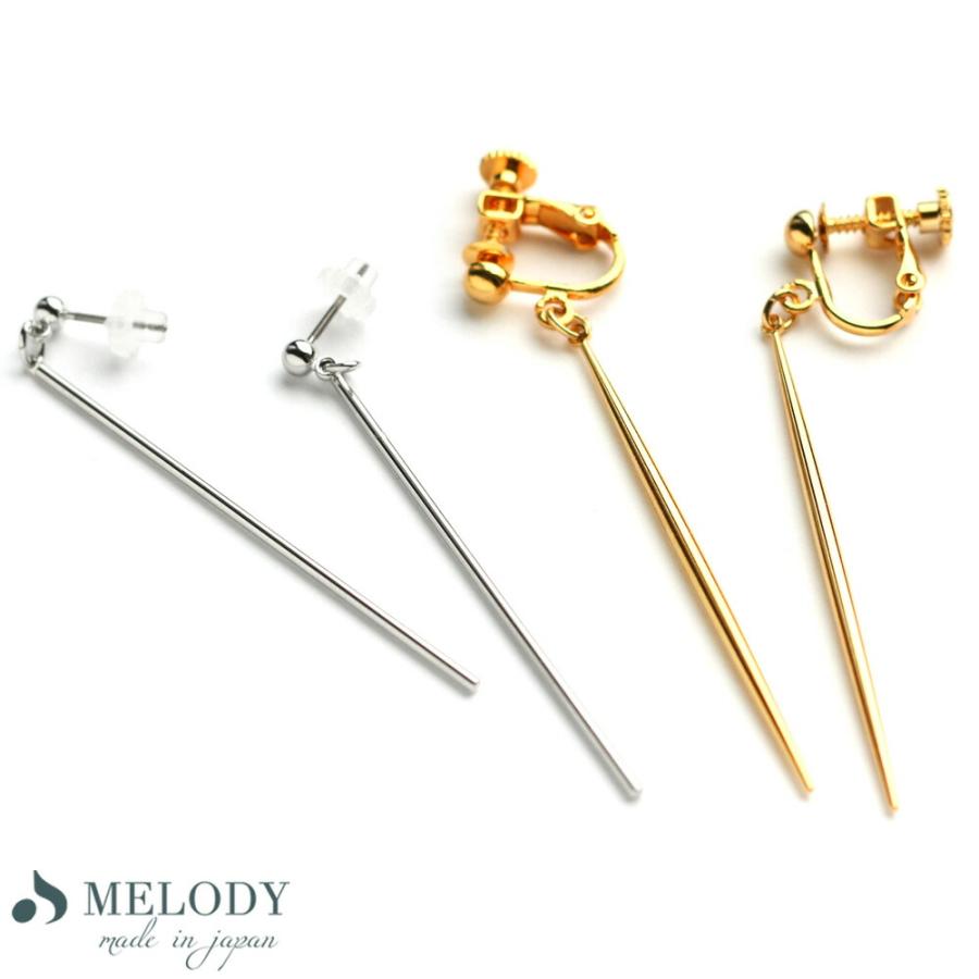 最終価格 accessories mau スティックピアス ゴールド(片耳用) Melody Accessory（メロディーアクセサリー） ピアス イヤリング K18GP