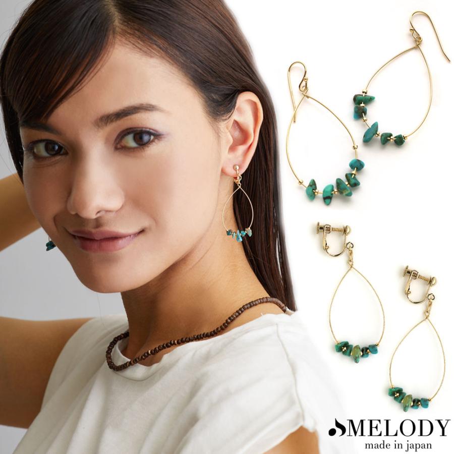 Melody Accessory（メロディーアクセサリー） ピアス イヤリング K18GP