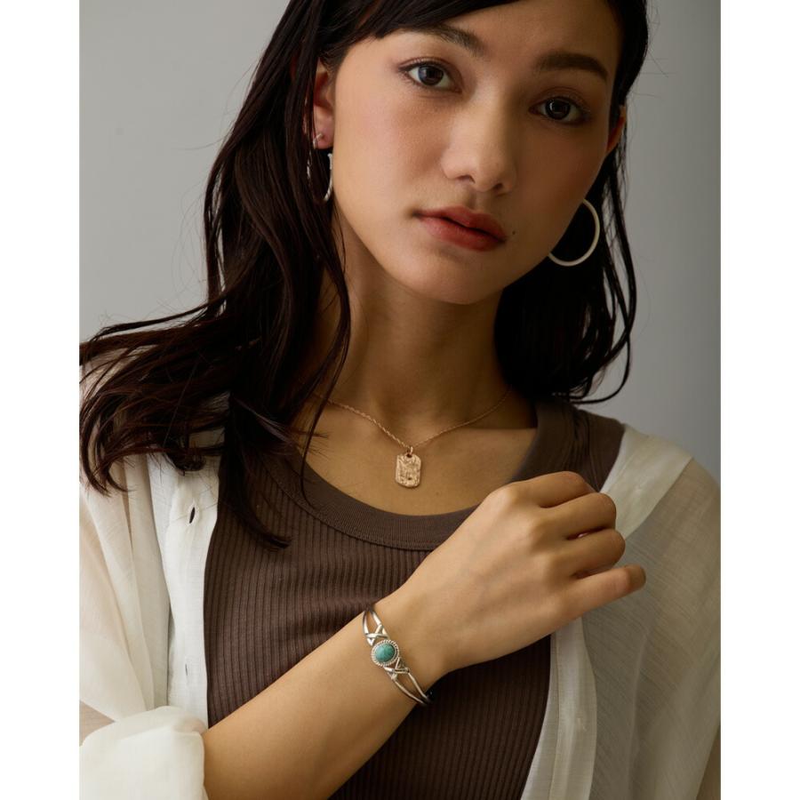 Melody Accessory ブレスレット バングル K18GP ターコイズ Melody Accessory ブレスレット バングル K18GP ターコイズ