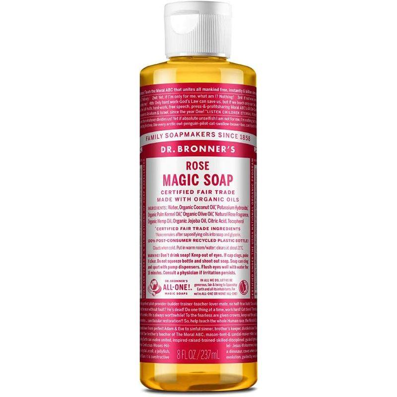 ドクターブロナー (Dr.Bronner's) ドクターブロナー マジックソープ RO(ローズ) 237ｍｌ オーガニックソープ｜melone-shop｜09