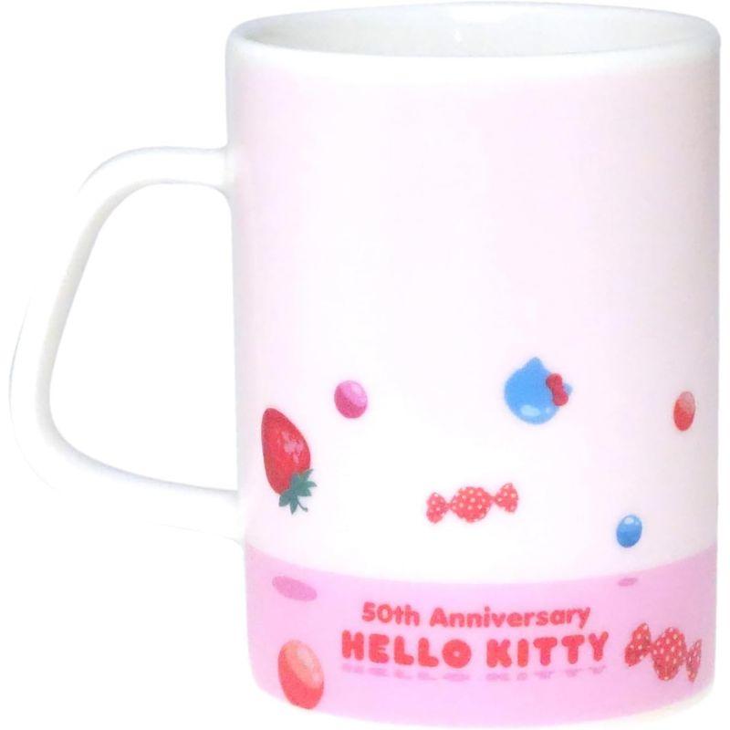 サンリオ (SANRIO) 「 ハローキティ 」 50周年 キティー マグカップ 約230ml レンジ対応 食洗機対応 ピンク 日本製 31｜melone-shop｜03