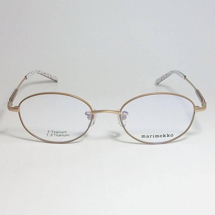 marimekko マリメッコ レディース 女性用 ラウンド 眼鏡 メガネ フレーム 32-0063-3 サイズ49 ライトブラウン｜melook｜02
