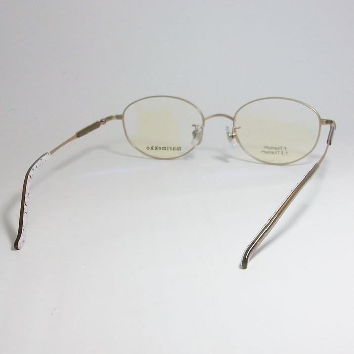 marimekko マリメッコ レディース 女性用 ラウンド 眼鏡 メガネ フレーム 32-0063-3 サイズ49 ライトブラウン｜melook｜04