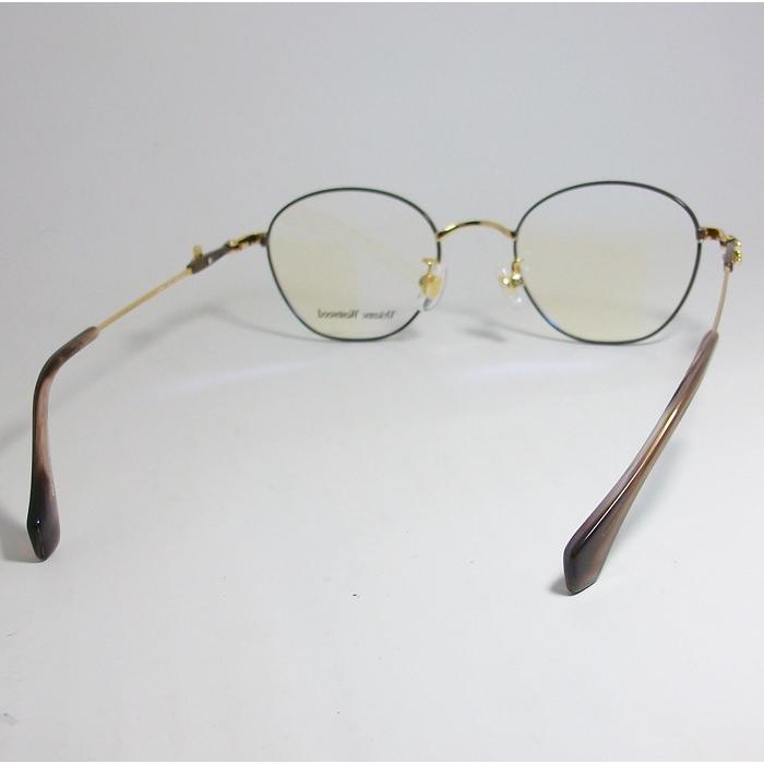 Vivienne Westwood　ヴィヴィアンウエストウッド レディース　眼鏡 メガネ フレーム 40-0004-2　サイズ47 ライトゴールド・ブラウン｜melook｜04