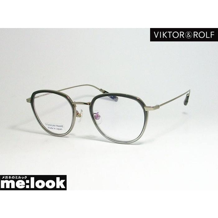 Viktor Rolf ビクター ロルフ 純正ケース付属 クラシック メガネ 眼鏡 フレーム 70 0245 3 サイズ50 グレー シルバー 日本製 Made In Japan 70 0245 3 メガネのミルック 通販 Yahoo ショッピング
