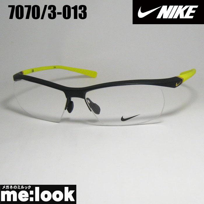 NIKE ナイキ VORTEX ボルテックス 軽量 スポーツ 眼鏡 メガネ フレーム 7070/3-013-57 度付可 マットブラック/イエロー NIKE（ナイキ） VORTEX ボルテックス 軽量 スポーツ 眼鏡 メガネ