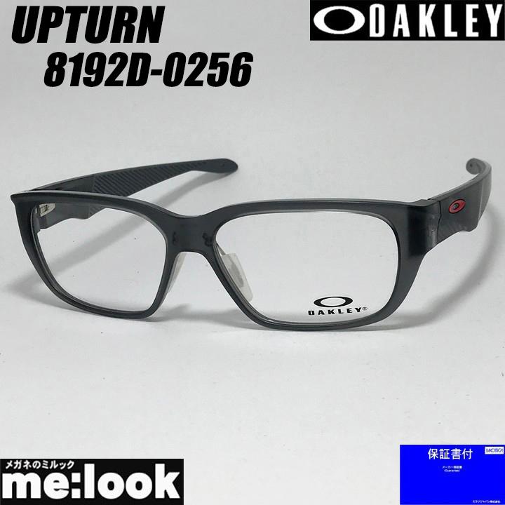 OAKLEY オークリー 眼鏡 メガネ フレーム サングラス UPTURN アップターン OX8192D-0256 度付可 サテングレースーモーク リビジョン製レンズでお好きなサングラス作成可能 OAKLEY（オークリー） OX8192D-0256 眼鏡 メガネ フレーム サングラス
