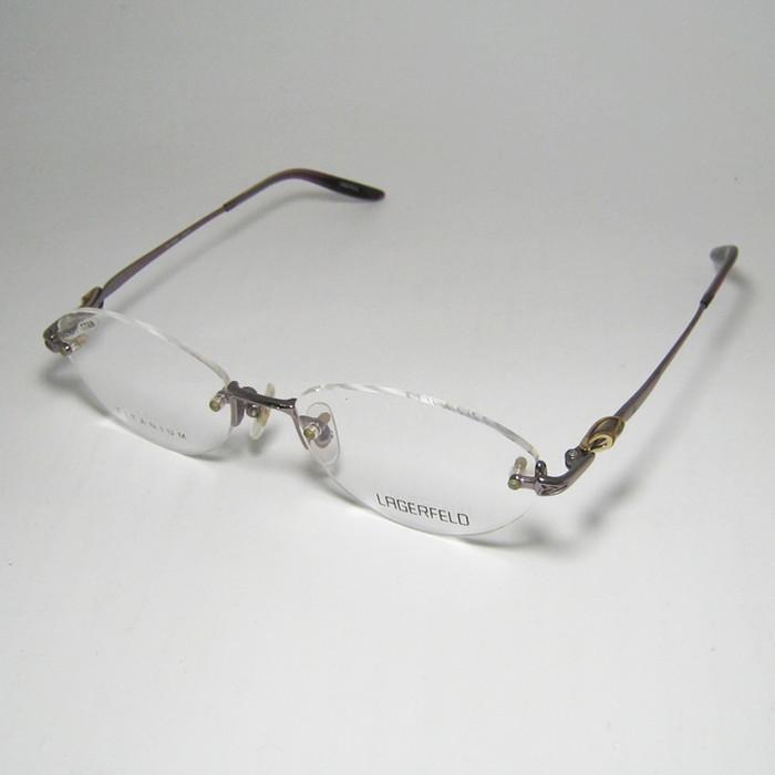 LAGERFELD ラガーフェルド レディース 純国産 チタン 婦人 眼鏡 メガネ