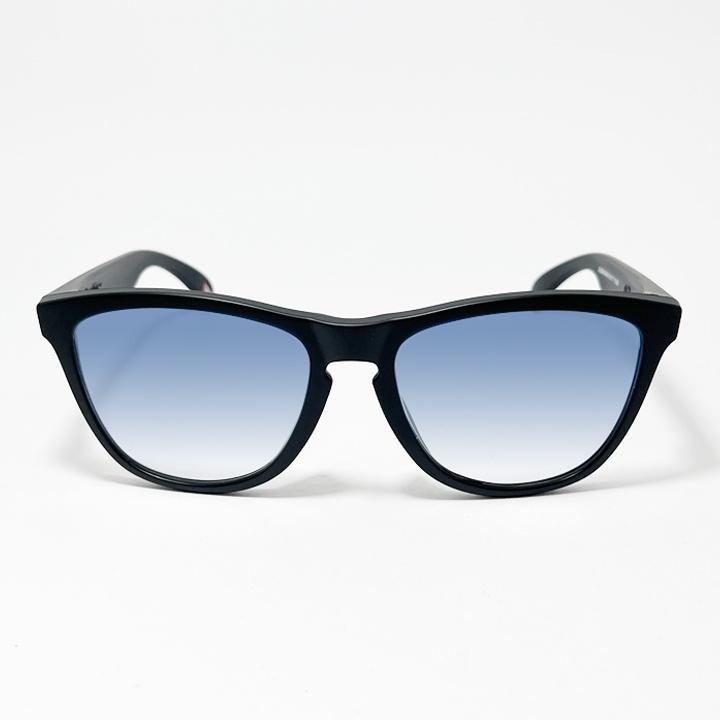 [ OAKLEY × ReVision ] オークリー サングラス 9245-S-RESBL 9245 ブラック ブルー FROGSKINS / フロッグスキン ReVision製レンズ Sky Blue 9245-D054, 9245-8754などのフレームを使用 マットブラック ASIAN FIT / アジアンフィット OAKLEY（オークリー） × ReVision サングラス 9245-S-REGBL 9245